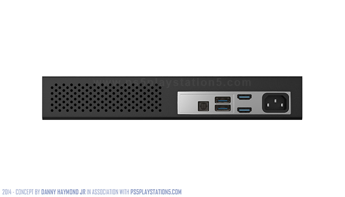 Playstation 5 Concept Designs - Console Back