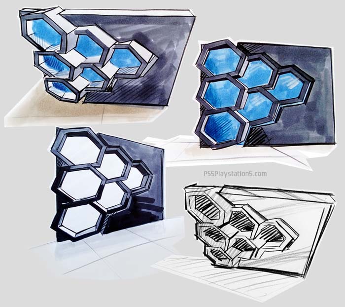 PS5 Concept Design Sketch by David Hansson